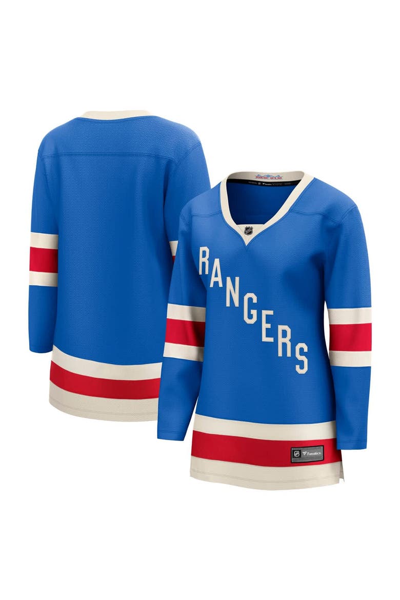Women's Fanatics  Blue New York Rangers Centennial Breakaway Jersey, Main, color, Blue