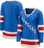 FANATICS Women's Fanatics Blue New York Rangers Centennial Breakaway Jersey