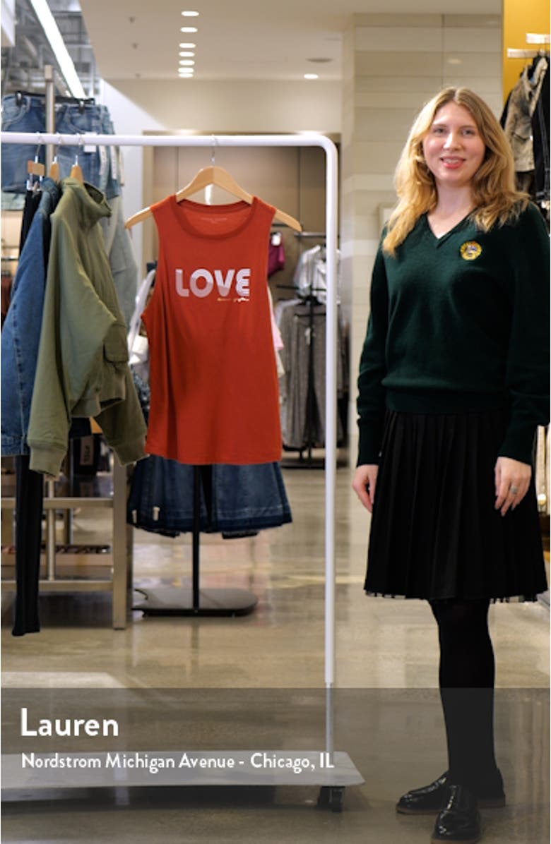 Love Lines Jade Graphic Tank, sales video thumbnail