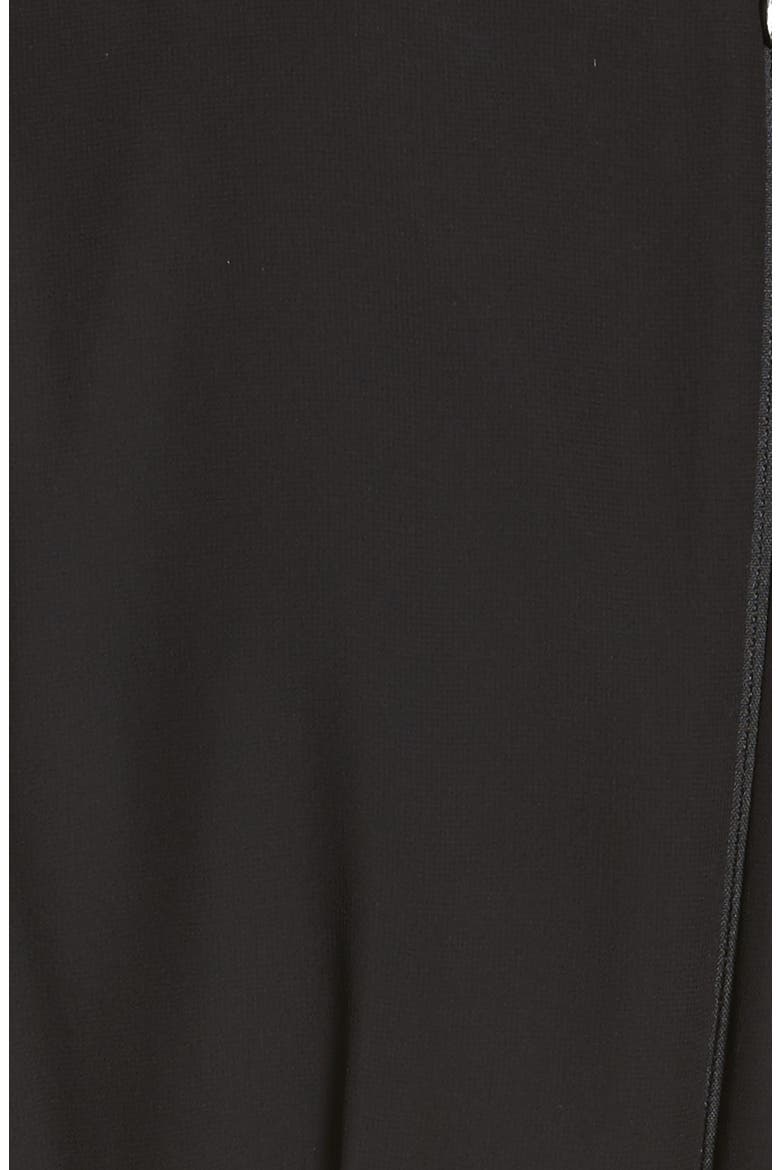 Gaenor Embroidered Fit & Flare Dress, Alternate, color, BLACK
