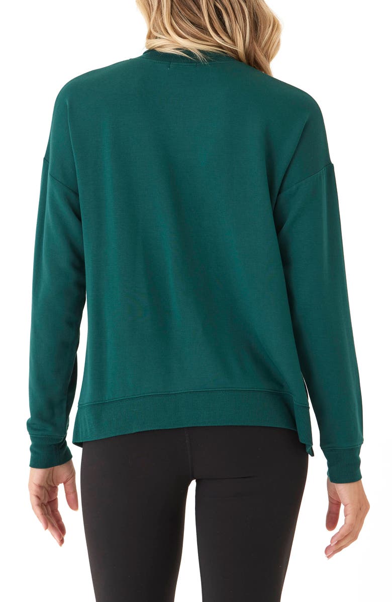 Threads 4 Thought Inez Feather Fleece Turtleneck Top, Alternate, color, 