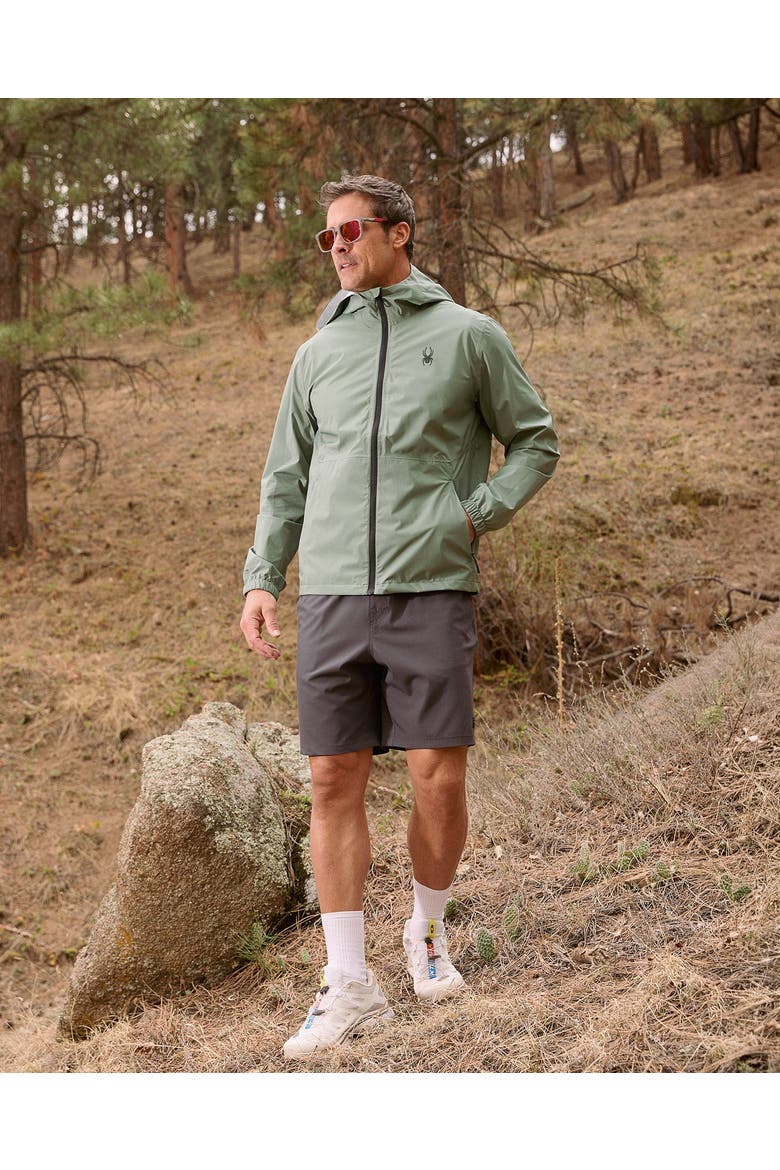 Men Spring Showers Jacket, Alternate, color, Spruce green