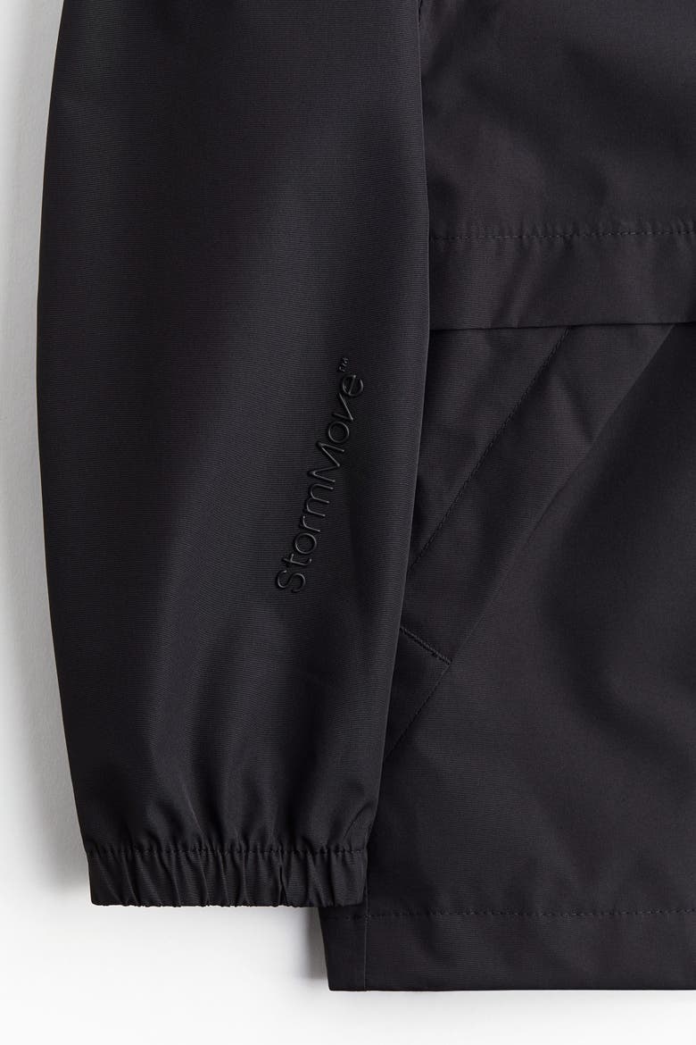 Unisex Rain Jacket With Stormmove, Alternate, color, Black
