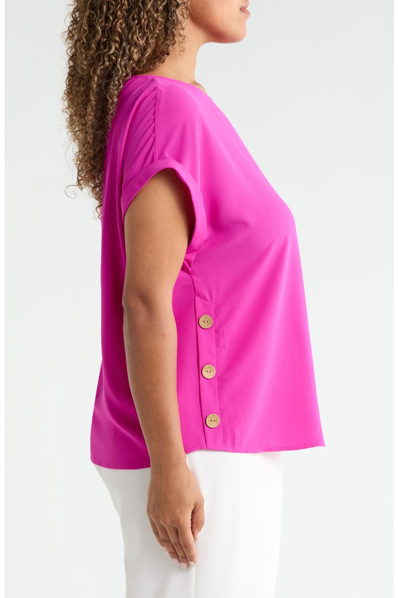 Side Button Detail Top, Alternate, color, BRIGHT ORCHID