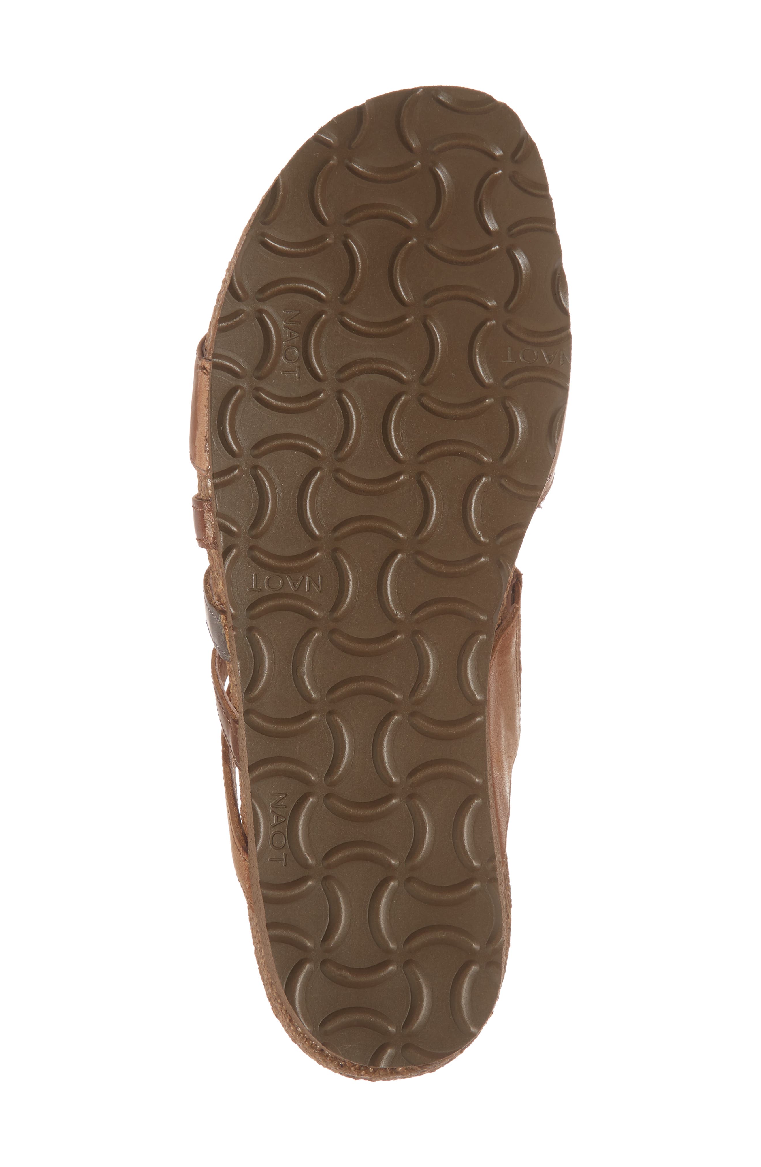 Peyton Slide Sandal, Alternate, color, LATTE BROWN LEATHER