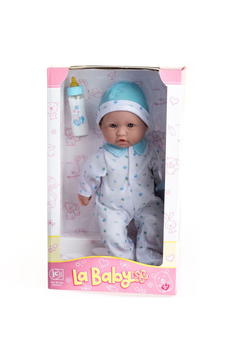 JC Toys Washable 11 Inch Caucasian Body Doll, Alternate, color, Blue