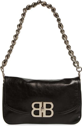 【関税&送料込み】Balenciaga Bb Soft Flap Medium Purse Balenciaga BB Soft Flap Leather Shoulder Bag | Nordstrom