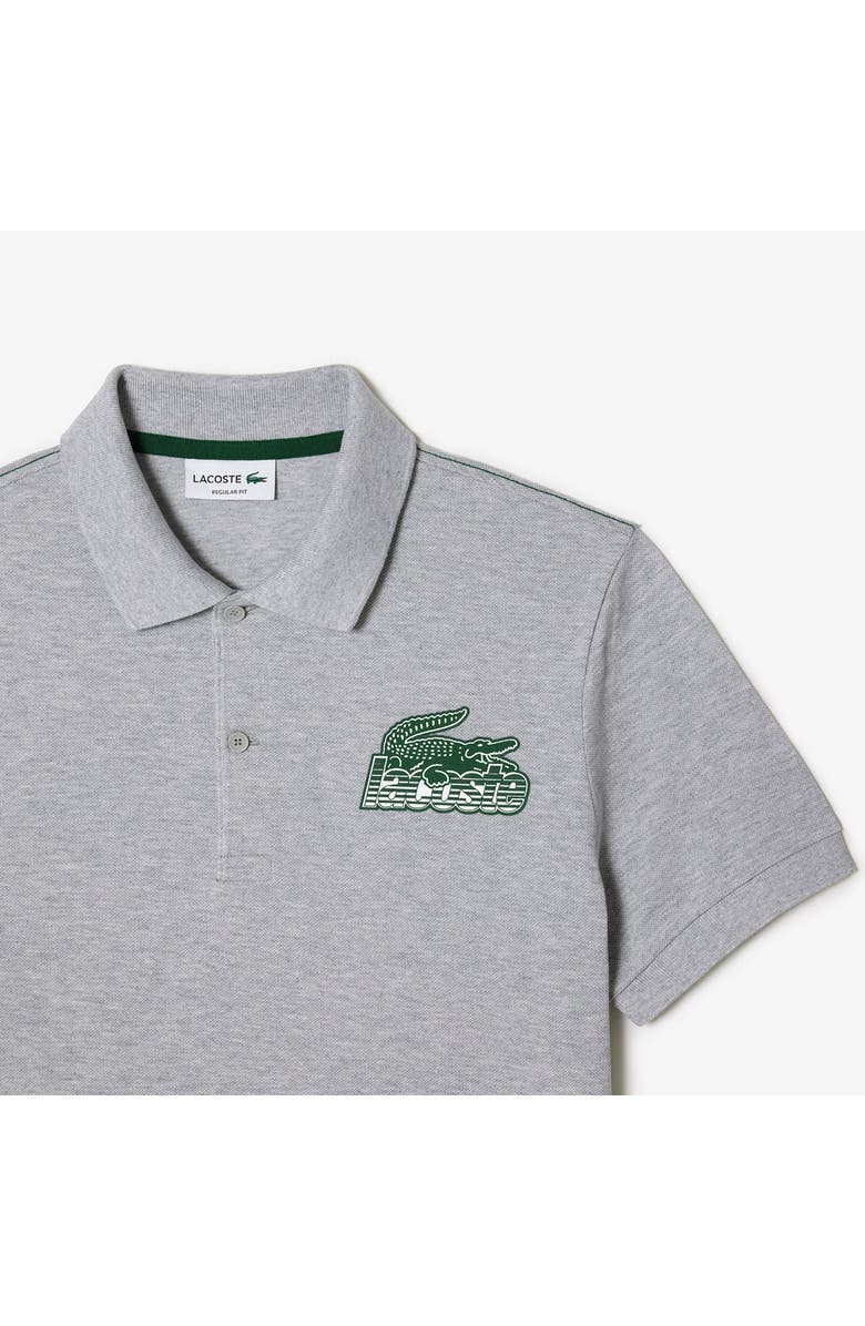 Lacoste Regular Fit Cotton Piqué Graphic Polo, Alternate, color, 