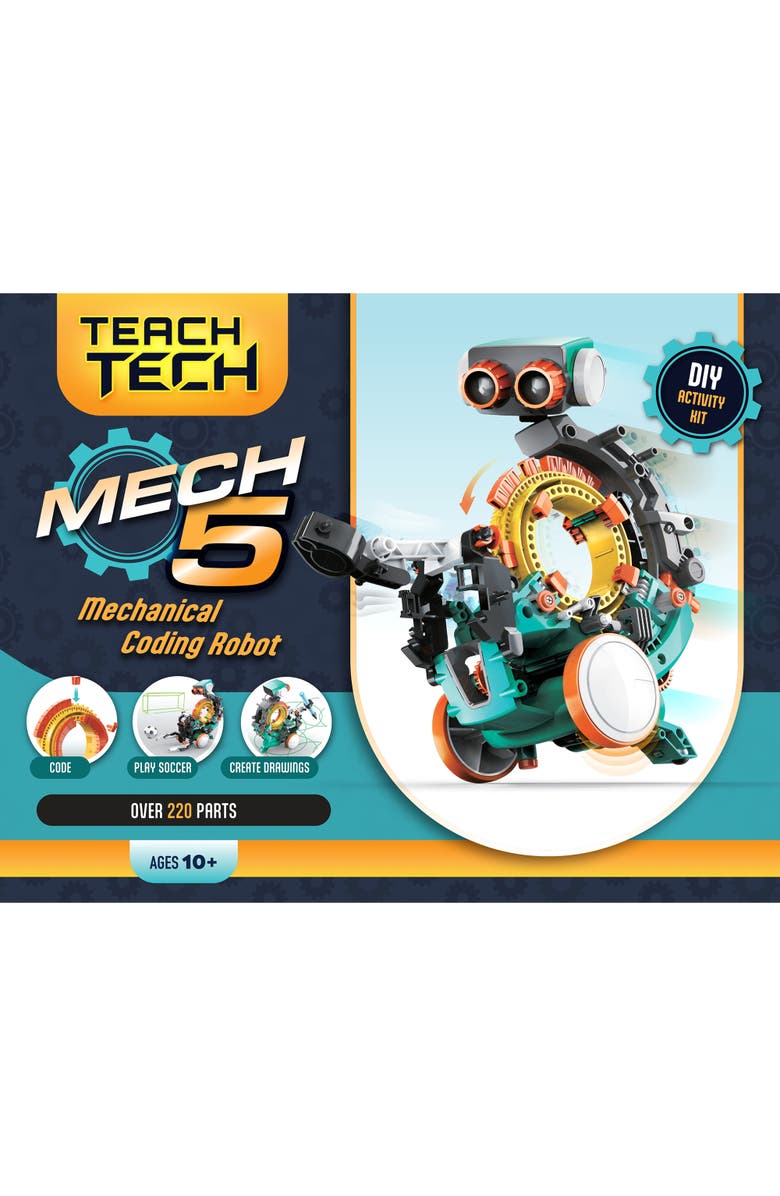 Teach Tech Mech 5 Mechanical Coding Robot, Main, color, Multicolored