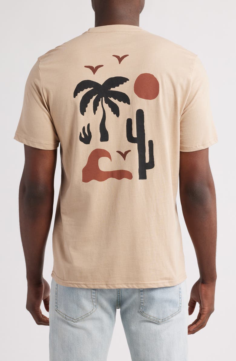 Threads 4 Thought Sway Days Soft Wash Cotton Blend Graphic T-Shirt, Alternate, color, Chai