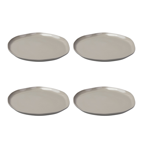 Tam Stoneware Flat Dinner Plate - Set of 4