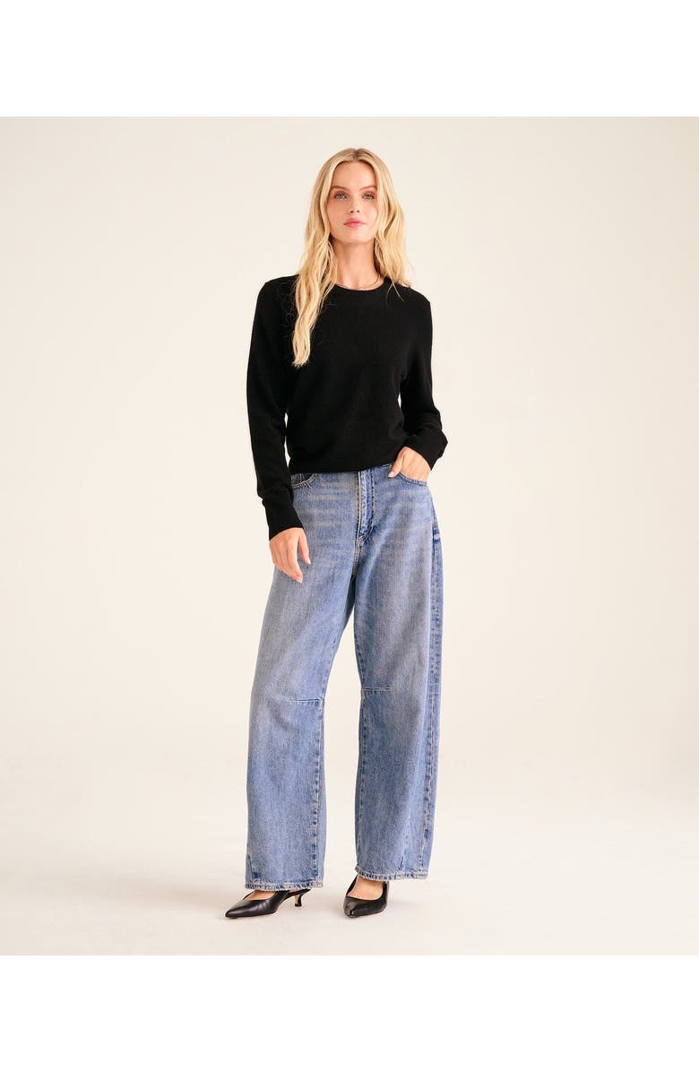 NAADAM The Original Cashmere Sweater, Alternate, color, Black