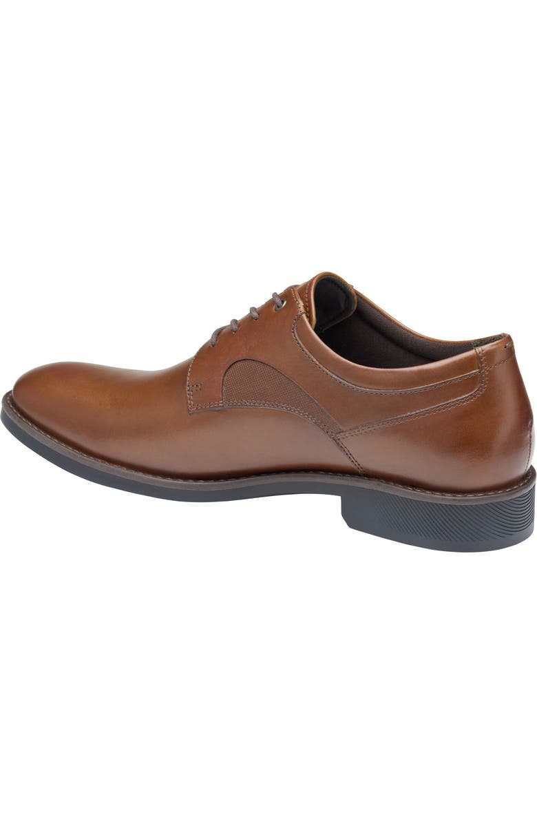 Johnston & Murphy Holcomb Waterproof Plain Toe Derby, Alternate, color, Tan Waterproof Full Grain