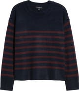 Liverpool Los Angeles Stripe Drop Shoulder Sweater