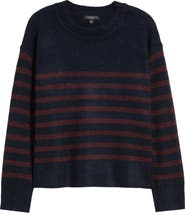 Liverpool Los Angeles Stripe Drop Shoulder Sweater