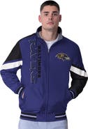G-III Extreme Men's G-III Extreme Purple Baltimore Ravens Strong Arm Reversible Full-Zip Jacket