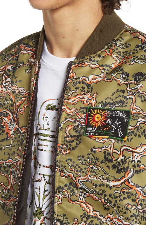 Billionaire Boys Club Bb Phoenix Reversible Bomber Jacket In Multi