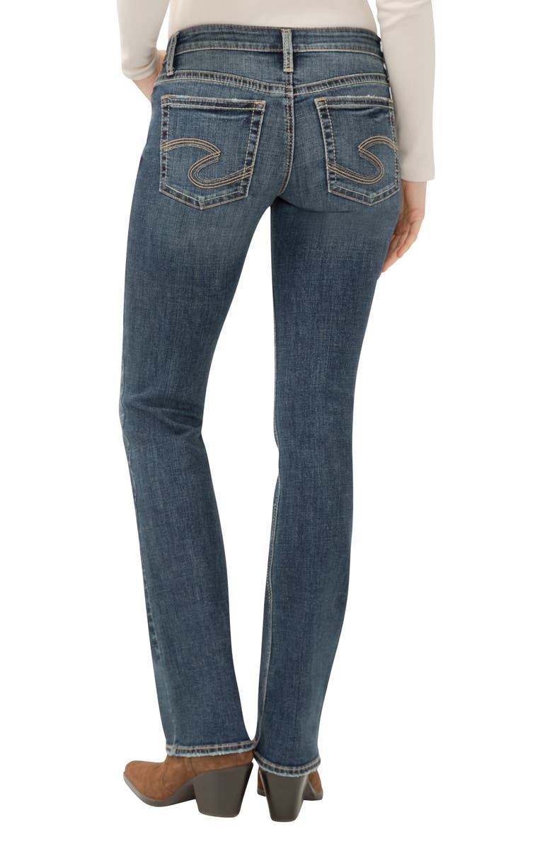Silver Jeans Co. Tuesday Low Rise Slim Bootcut Jeans, Alternate, color, Billie