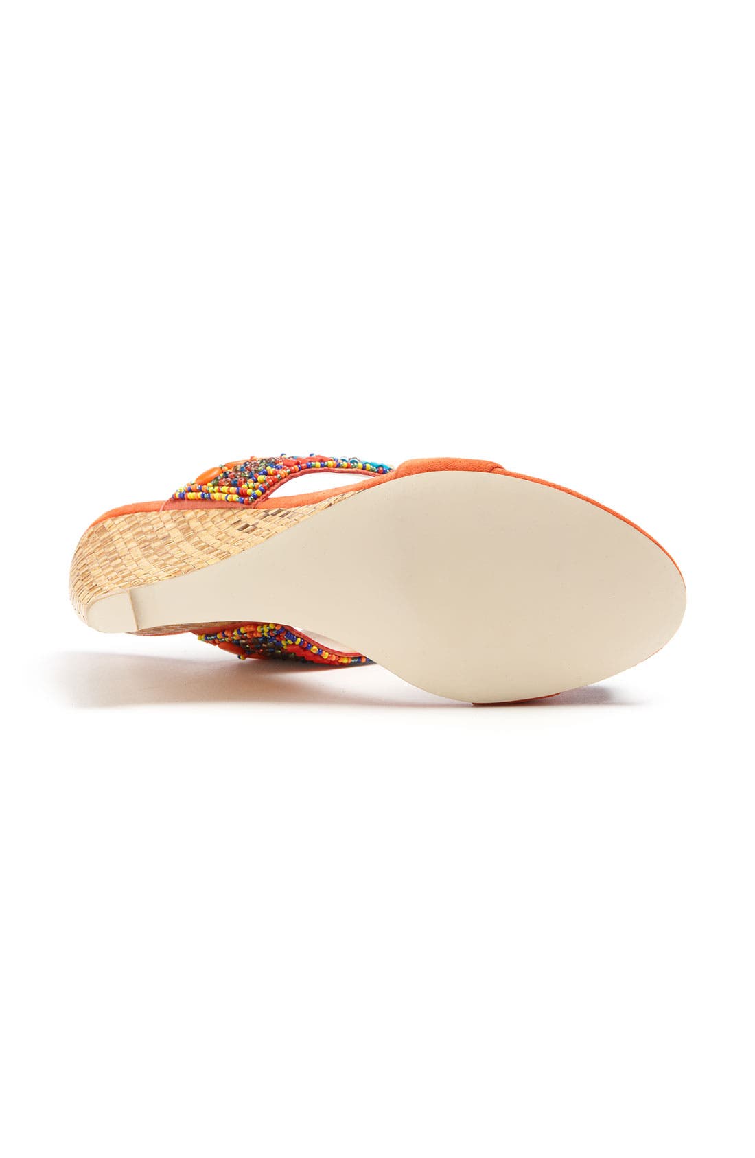 'Sweet Rosey' Sandal, Alternate, color, ORANGE