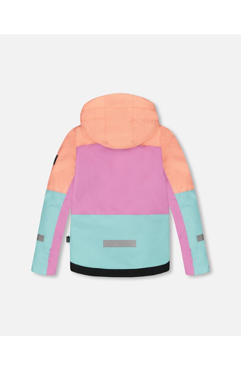 Deux par Deux Two-Piece Teknik Snowsuit with Jacket Watercolor Flower, Alternate, color, 