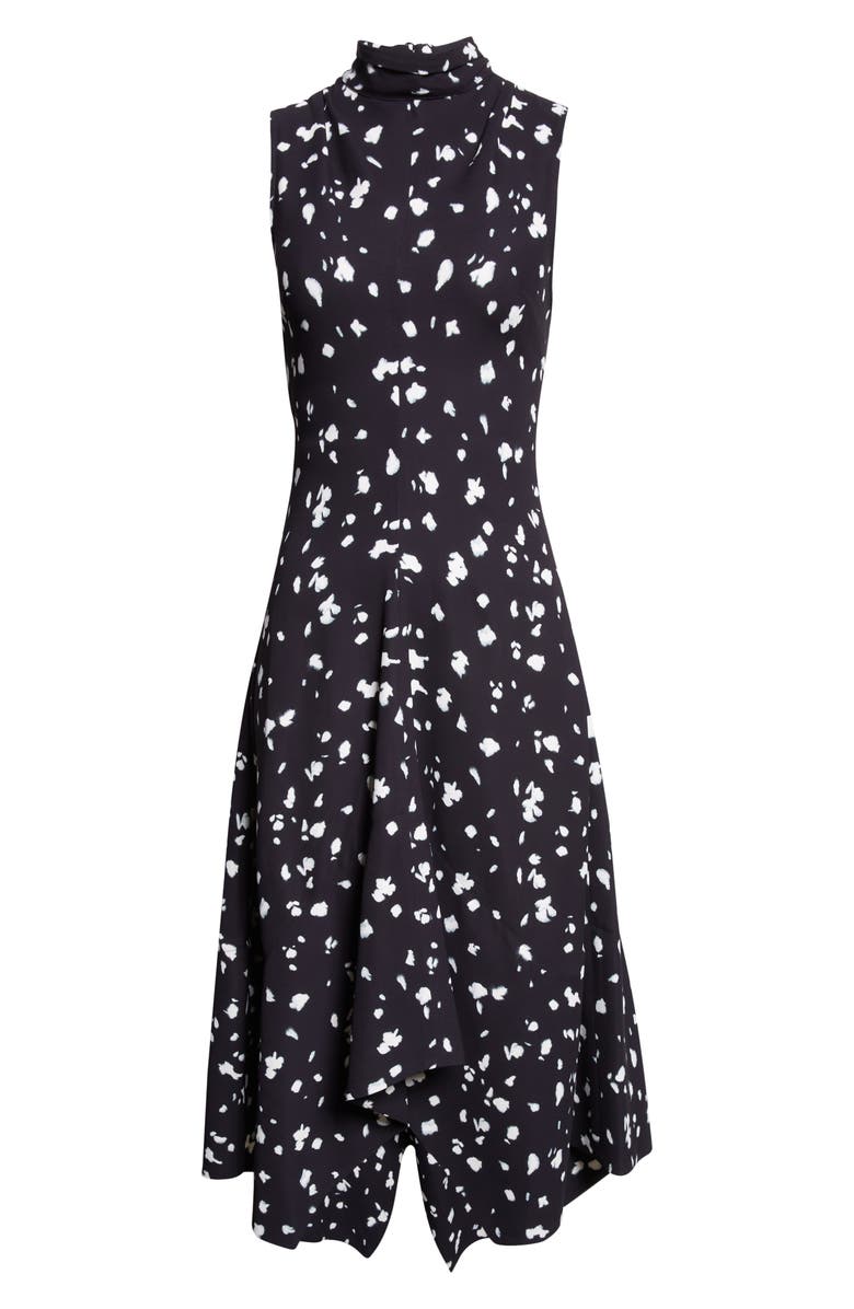 Proenza Schouler Devora Print Dress, Alternate, color, Black Multi