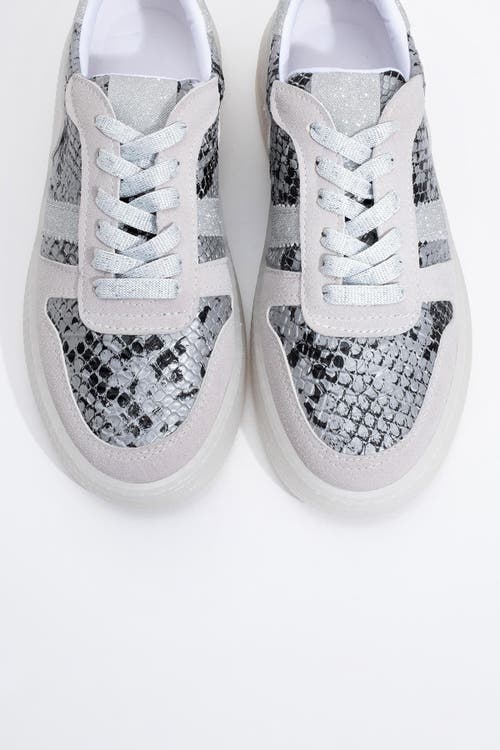 Prologue Shoes Rexie Glitter Sneakers In Multi