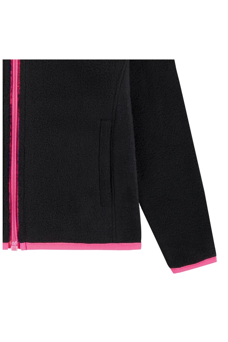 Kids' Fleece Jacket, Alternate, color, BLACK