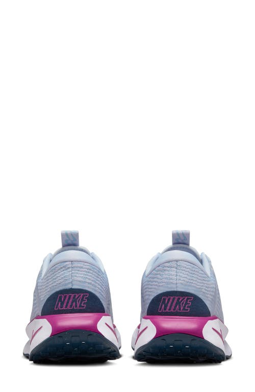 Nike Motiva Road Runner Walking Shoe In Grey/grey/fuchsia