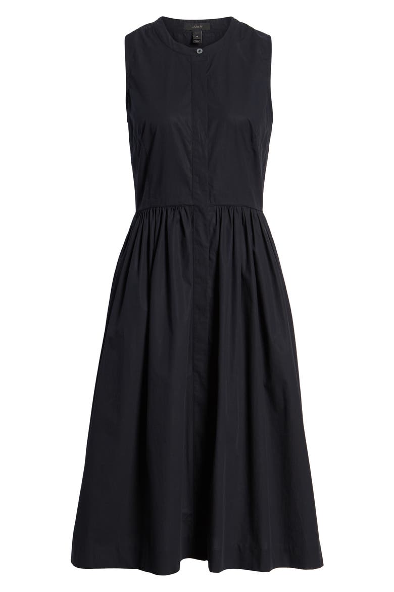 Atrium Midi Dress, Alternate, color, BLACK