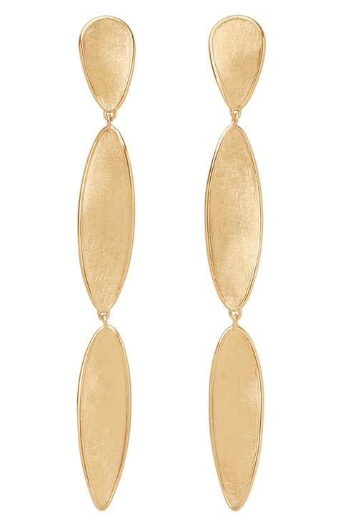 Lunaria Twist Drop Earrings
