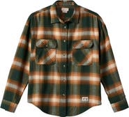 Brixton Bowery Plaid Flannel Button-Up Shirt