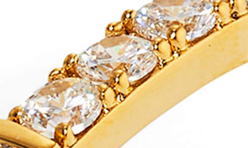 NADRI NADRI DELPHINE CUBIC CIRZONIA HOOP EARRINGS