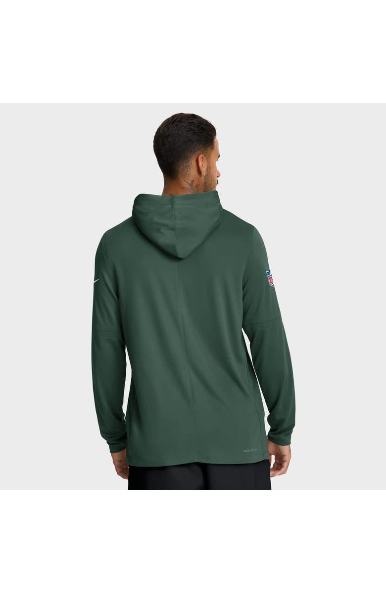 Nike Men's Nike Green Green Bay Packers Big & Tall Sideline Performance Long Sleeve Hoodie T-Shirt, Alternate, color, Green