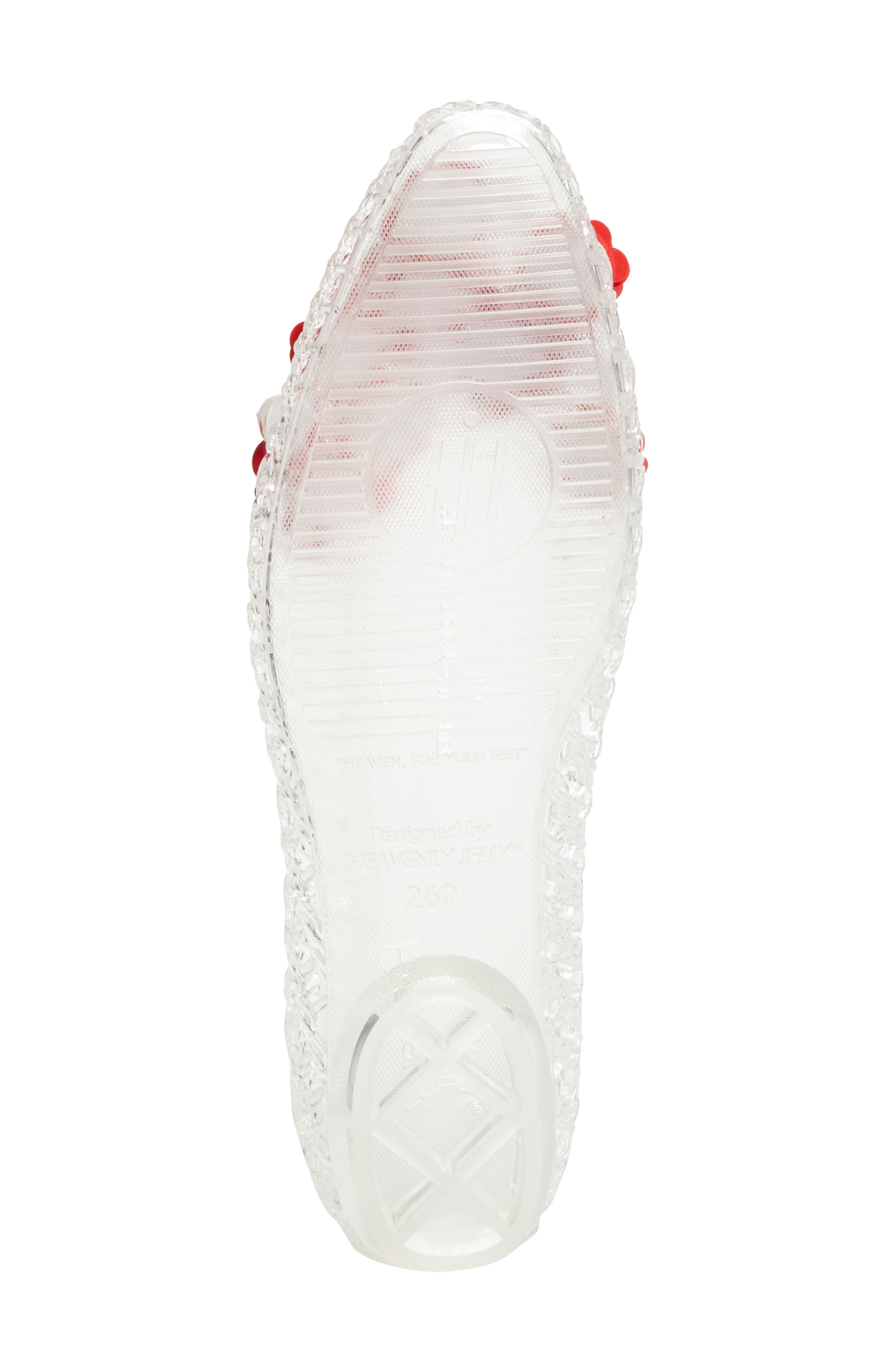 HEAVENLY JELLY Nova Jelly Ballet Flat, Alternate, color, Clear