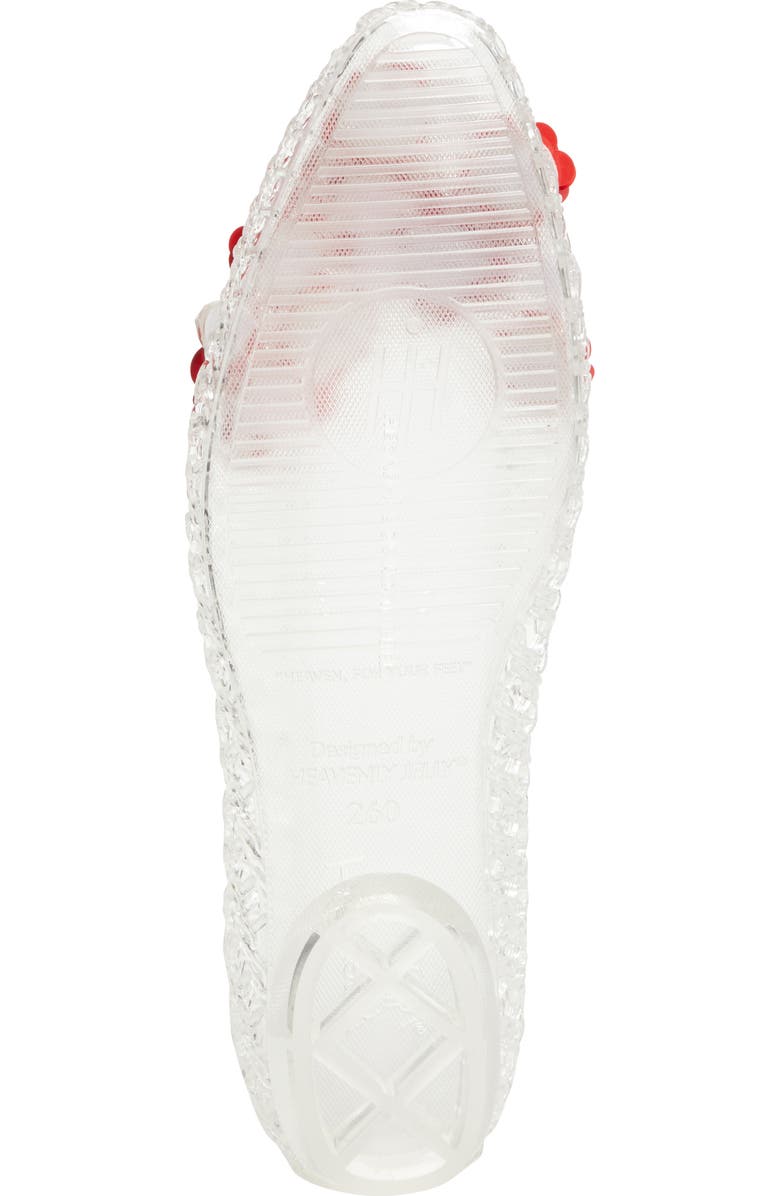 HEAVENLY JELLY Nova Jelly Ballet Flat, Alternate, color, Clear
