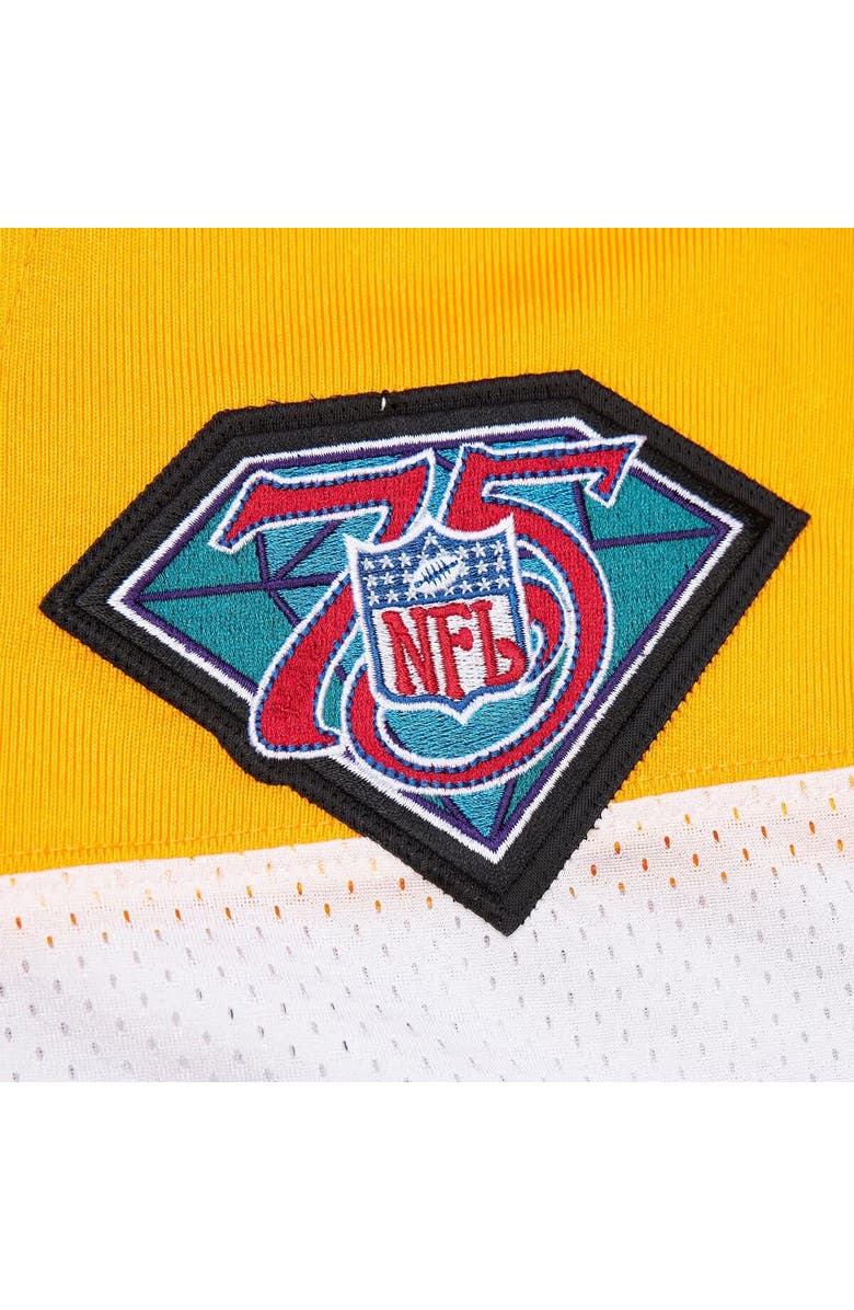 Mitchell & Ness Men's Mitchell & Ness Brett Favre White Green Bay Packers 1994 Authentic Throwback Retired Player Jersey, Alternate, color, 