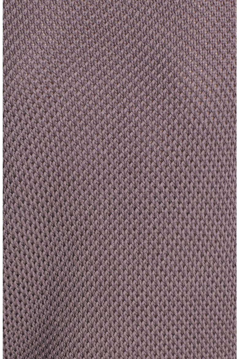 Textured Cotton Crewneck Sweater, Alternate, color, GREY SPARROW