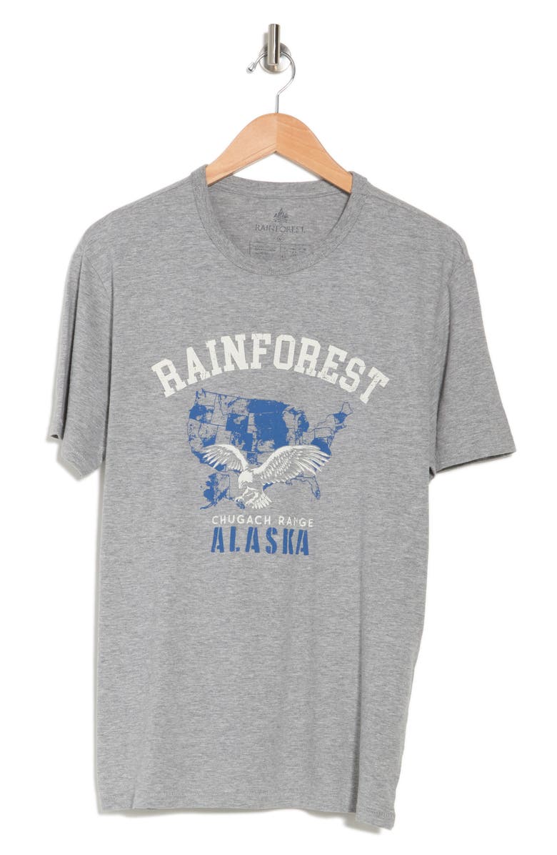 Rainforest Soft Washed Graphic T-Shirt, Alternate, color, Heather Grey