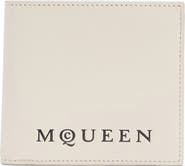 McQueen Logo Leather Bifold Wallet