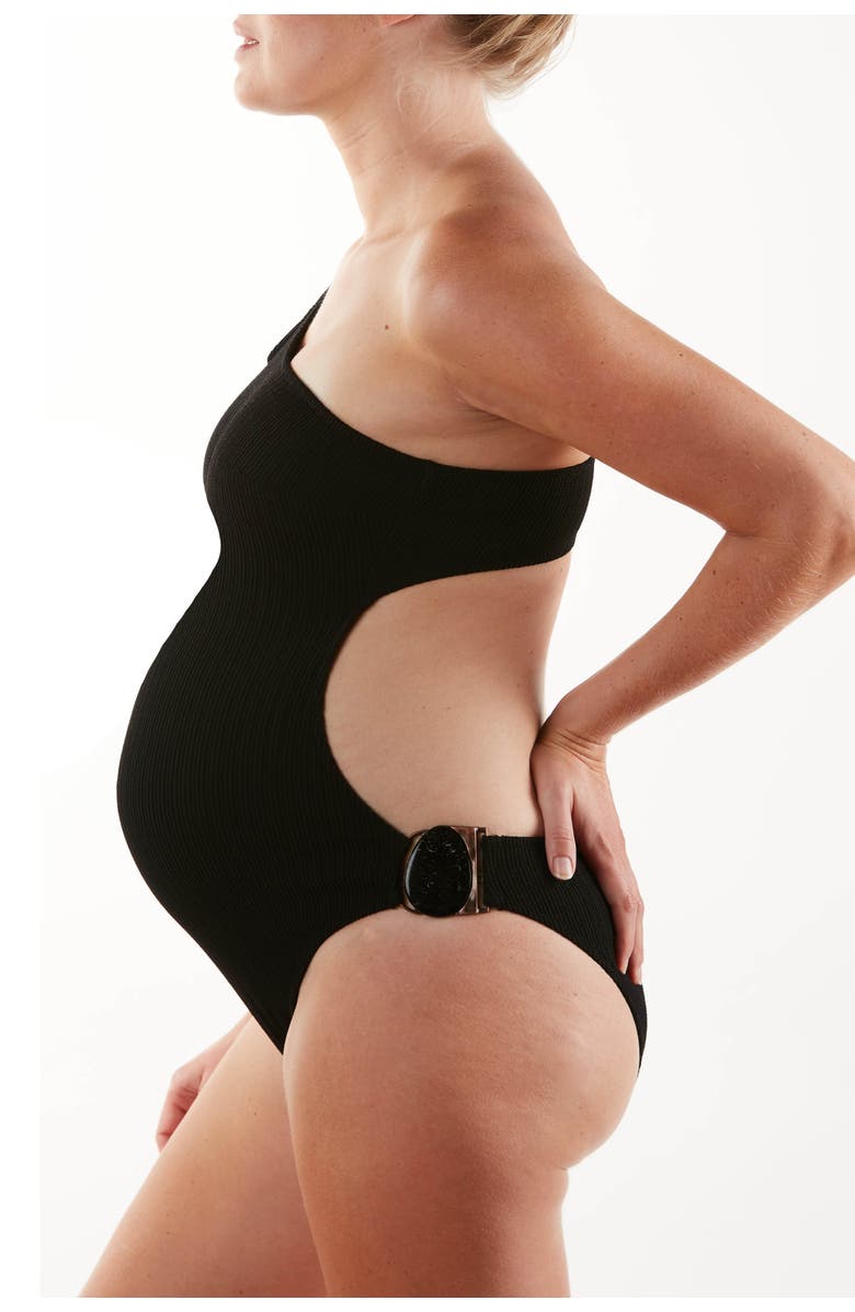 Cache Coeur Maternity trikini Bayside, Main, color, Black