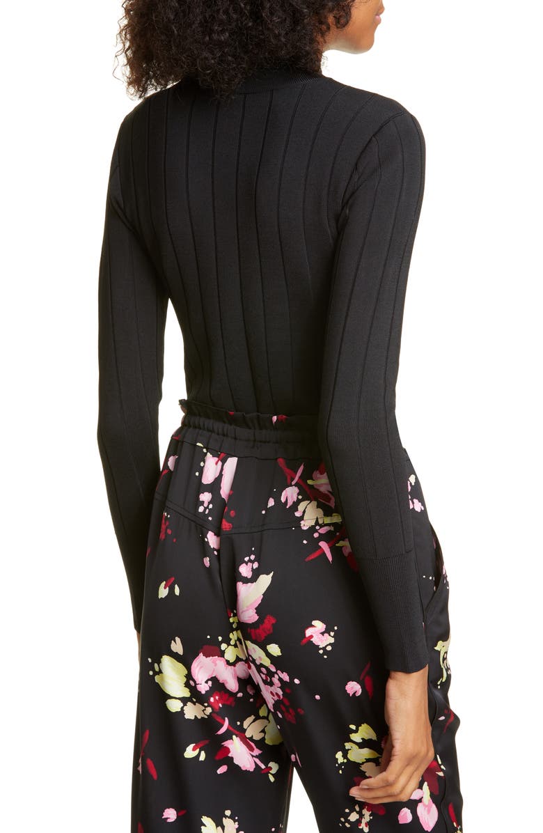 A.L.C. Koko Ribbed Mock Neck Top, Alternate, color, 