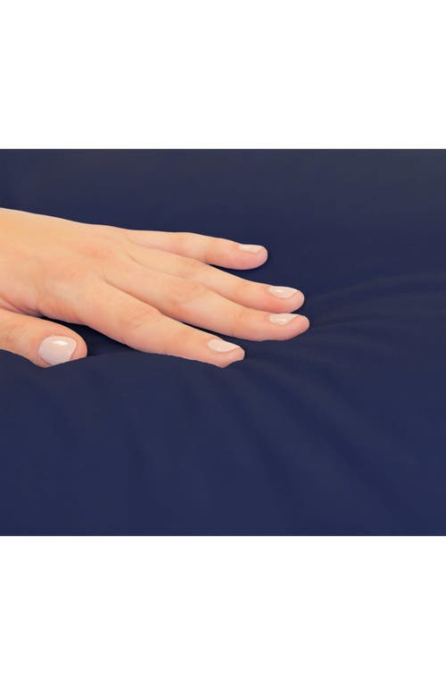 Modern Living Cotton Sateen Sheet Set In Evening Blue