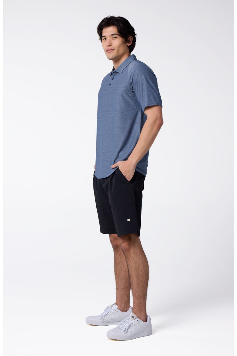 Men's Cross-Sport Tech Pique Polo, Alternate, color, Stone Blue Heather