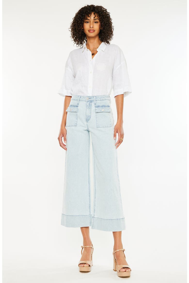 Jace High Rise Crop Wide Leg Jeans, Main, color, Light Wash