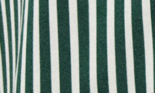 Mango Combined Stripe Button-up Shirt In Green