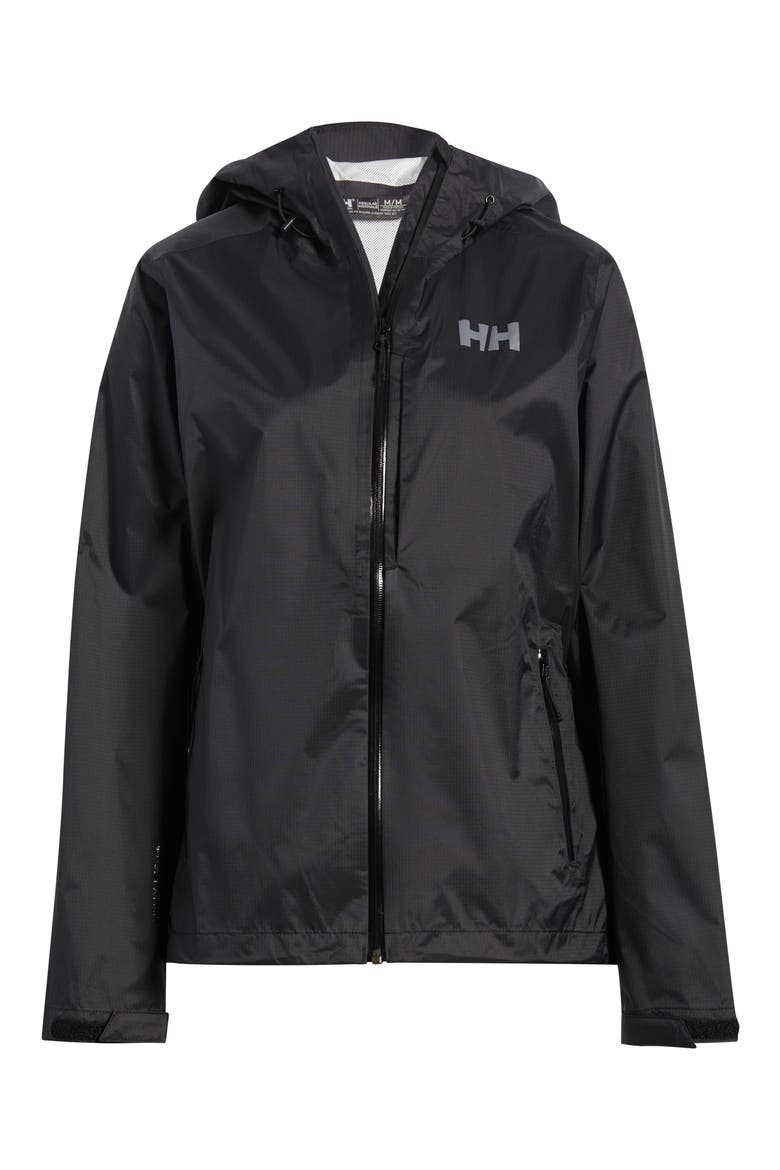 Loke Terra Rain Jacket, Alternate, color, BLACK