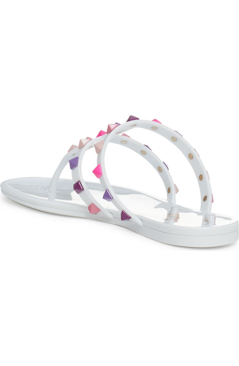 Valentino Garavani Rockstud Jelly Flip Flop, Alternate, color,