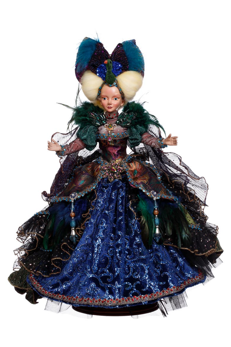 Peacock Queen, Main, color, Shiny Dark Blue