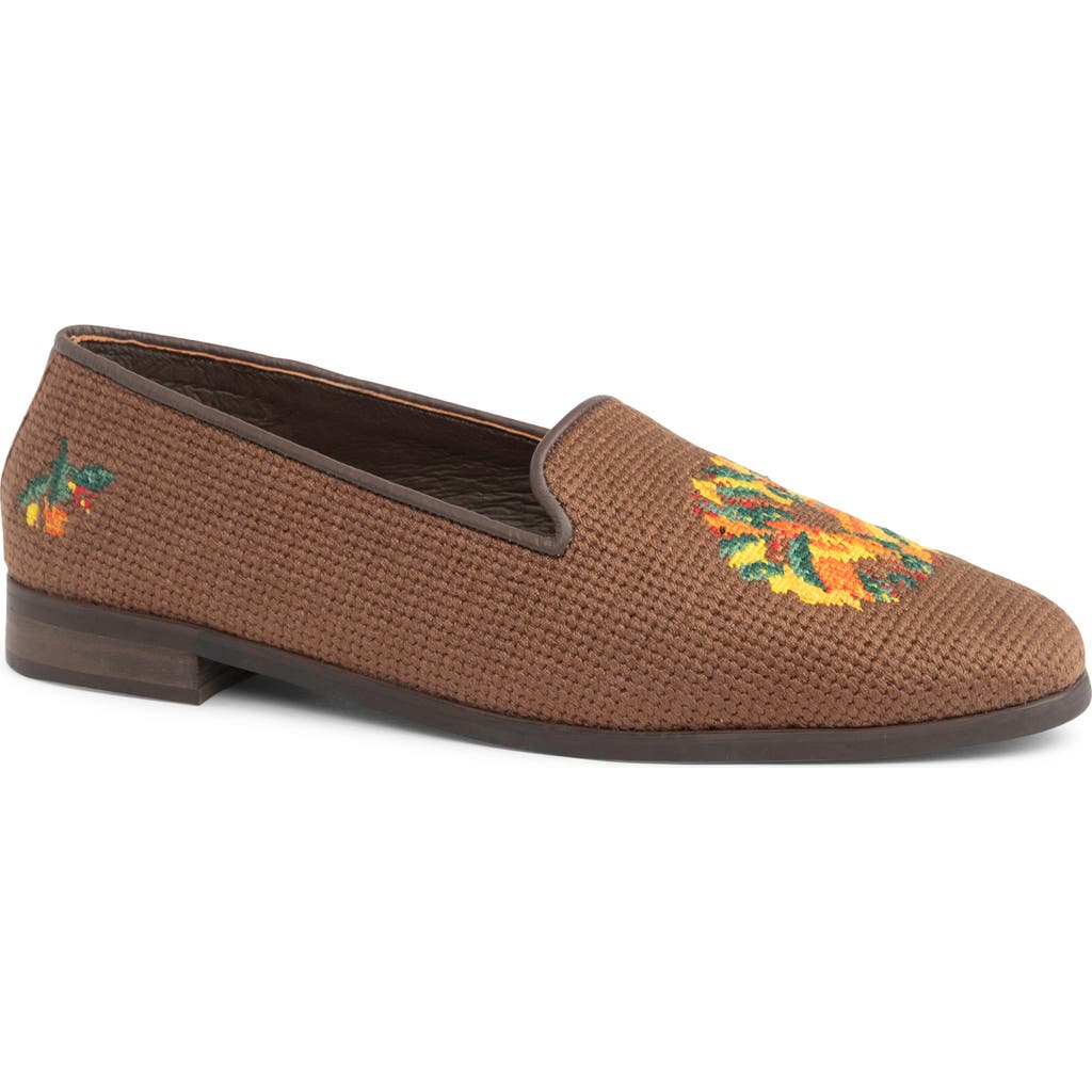ByPaige Needlepoint Loafer in Brown