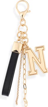 Leith Varsity Initial Bag Charm